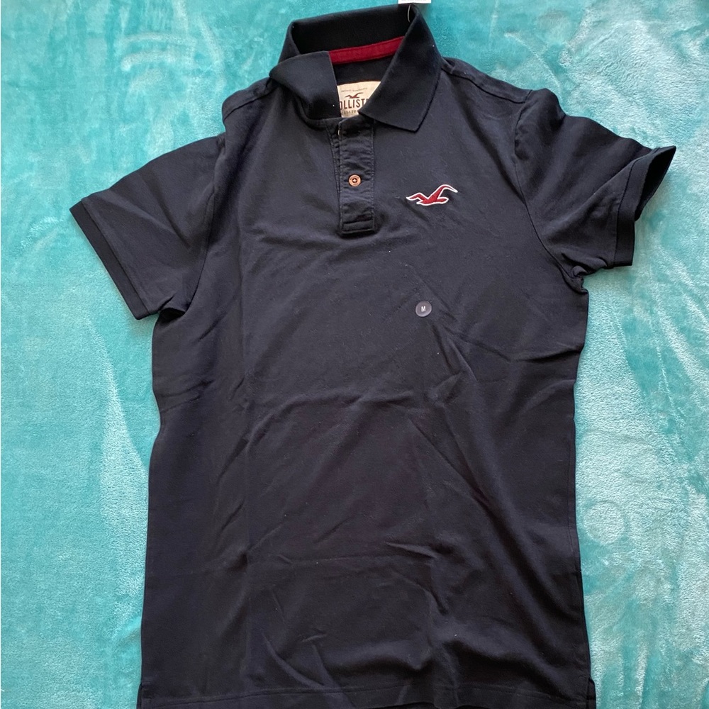 Hollister Men’s Black Polo - Picture 2 of 3